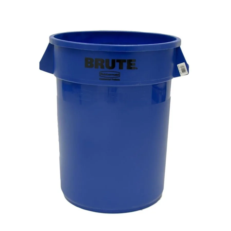 

Контейнер из прочной резины на 32 галлона без крышки для наружного хранения, промышленного класса, с усиленной пластиковой конструкцией