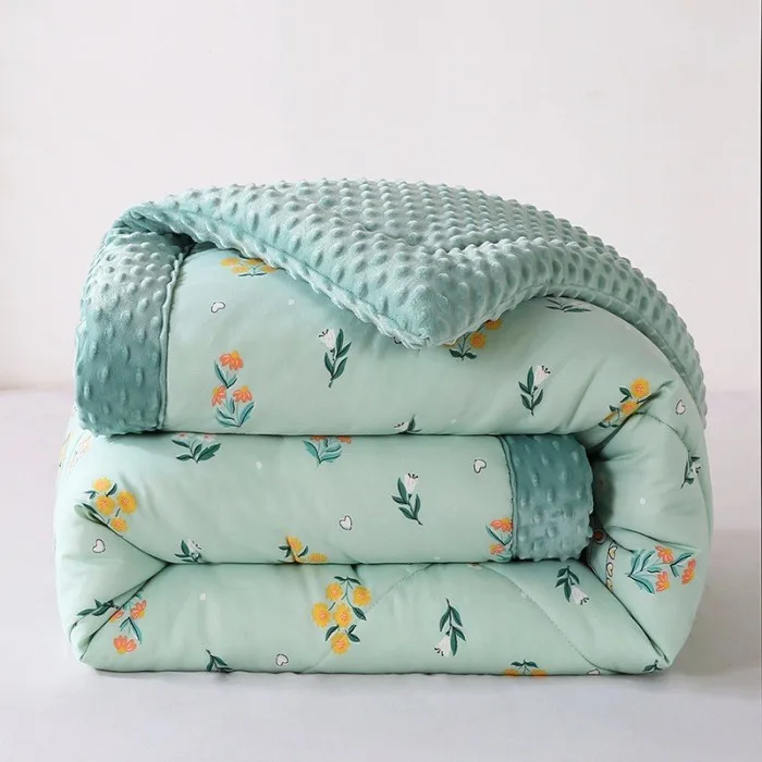 

New 2024 Bean Winter Quilt Lightweight Machine Washable Single Person Spring Autumn Thin Fiber Durable Bedding Cover