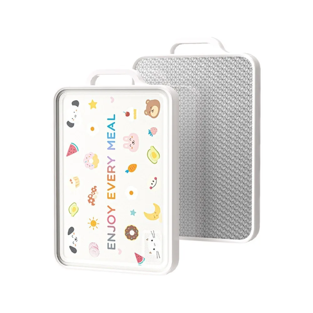 

Odor-Free Double-Sided Chopping Board 20mm Thick Non-Slip Mildew Cutting Board Cartoon Stainless Steel Cutting Board Kitchen Use