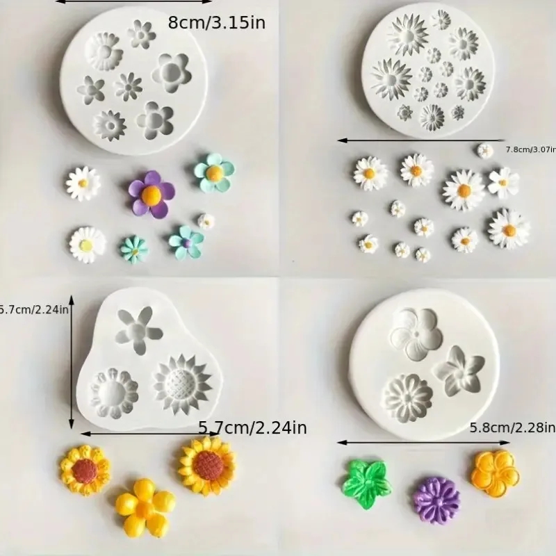 Bloem Bloom Rose Vorm Siliconen DIY 3D Cakevorm Fondant Zeep Cupcake Snoep Chocolade Jelly Decoratie Bakgereedschap Mallen
