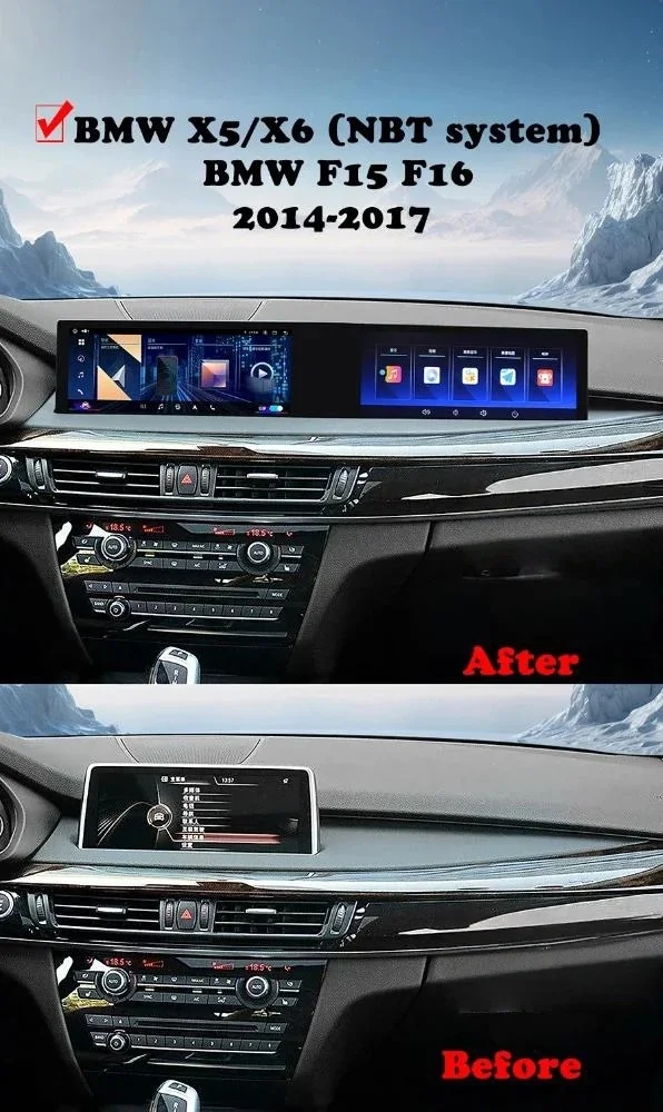

Double Interactive Android 13 Auto Carplay Car Dvd Radio Player For BMW X5 X6 F15 F16 2007-2018 Navigation Multimedia Stereo