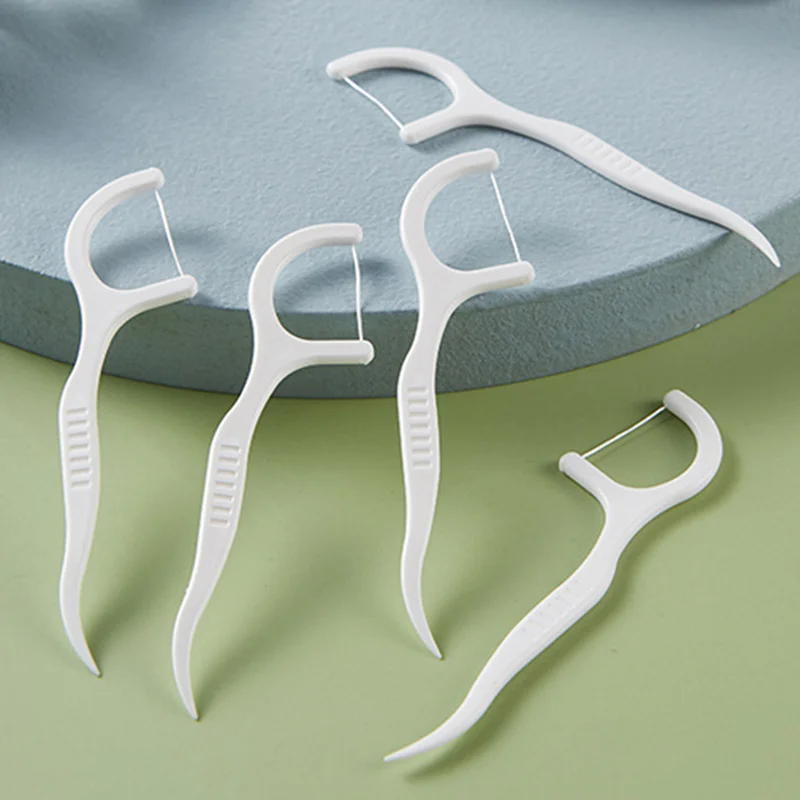 Fil dentaire professionnel Extra fort, avec étui de voyage, pour les soins buccaux et le nettoyage des dents