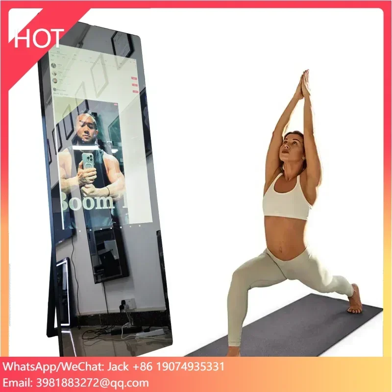 40in Home Smart Android Exercise Fitness Mirror Touch Screen Huge Interactive Gym Workout