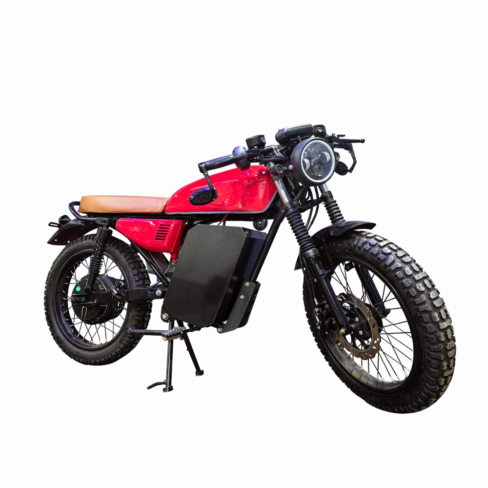 19 Inch Big Wheel Long Range Electric Motorcycle 8000W 2000W Brushless Motor DC