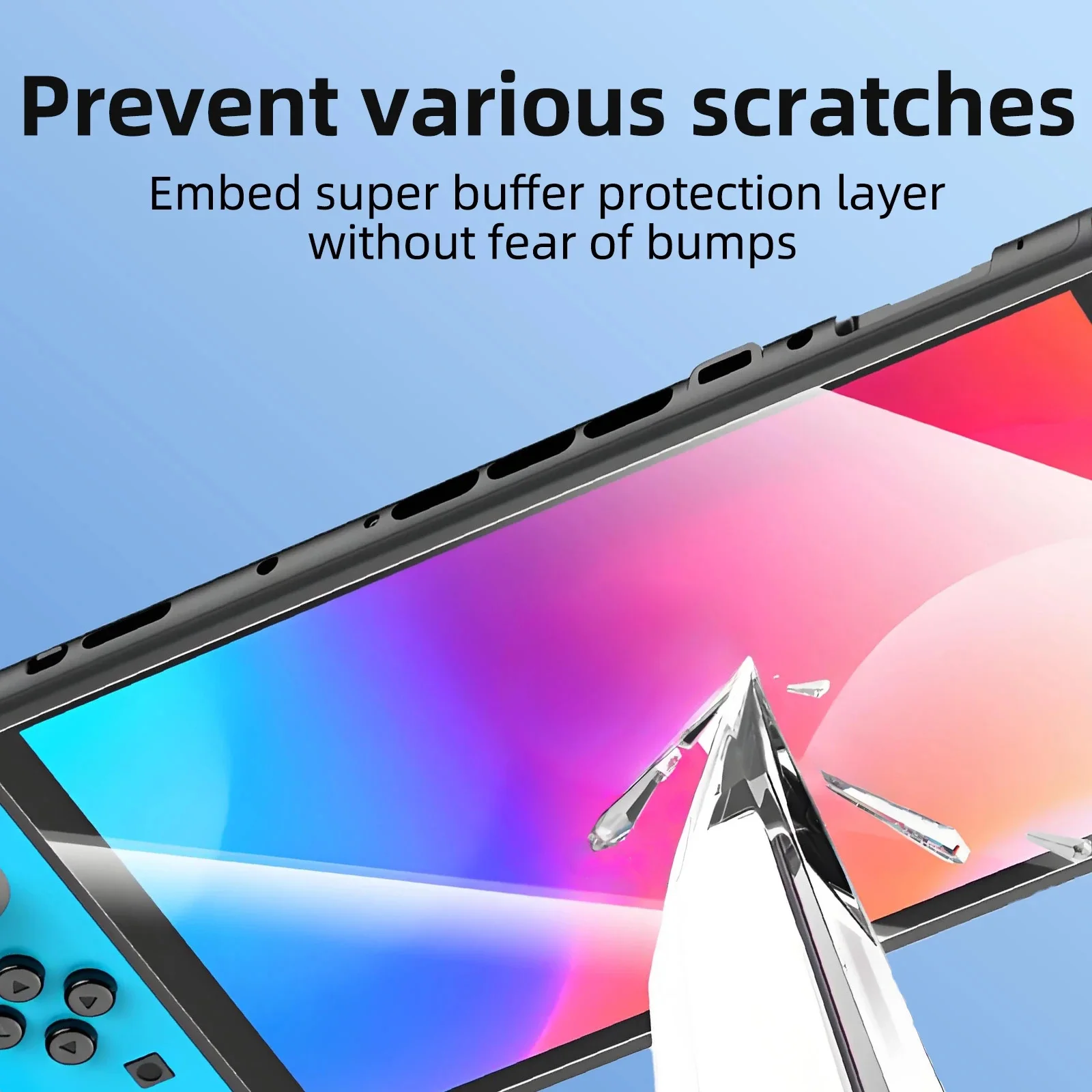 1/2/3Pcs Screen Protector with Auto Alignment Frame for Nintendo Switch 2 Console Accessories Tempered Glass Protective Film