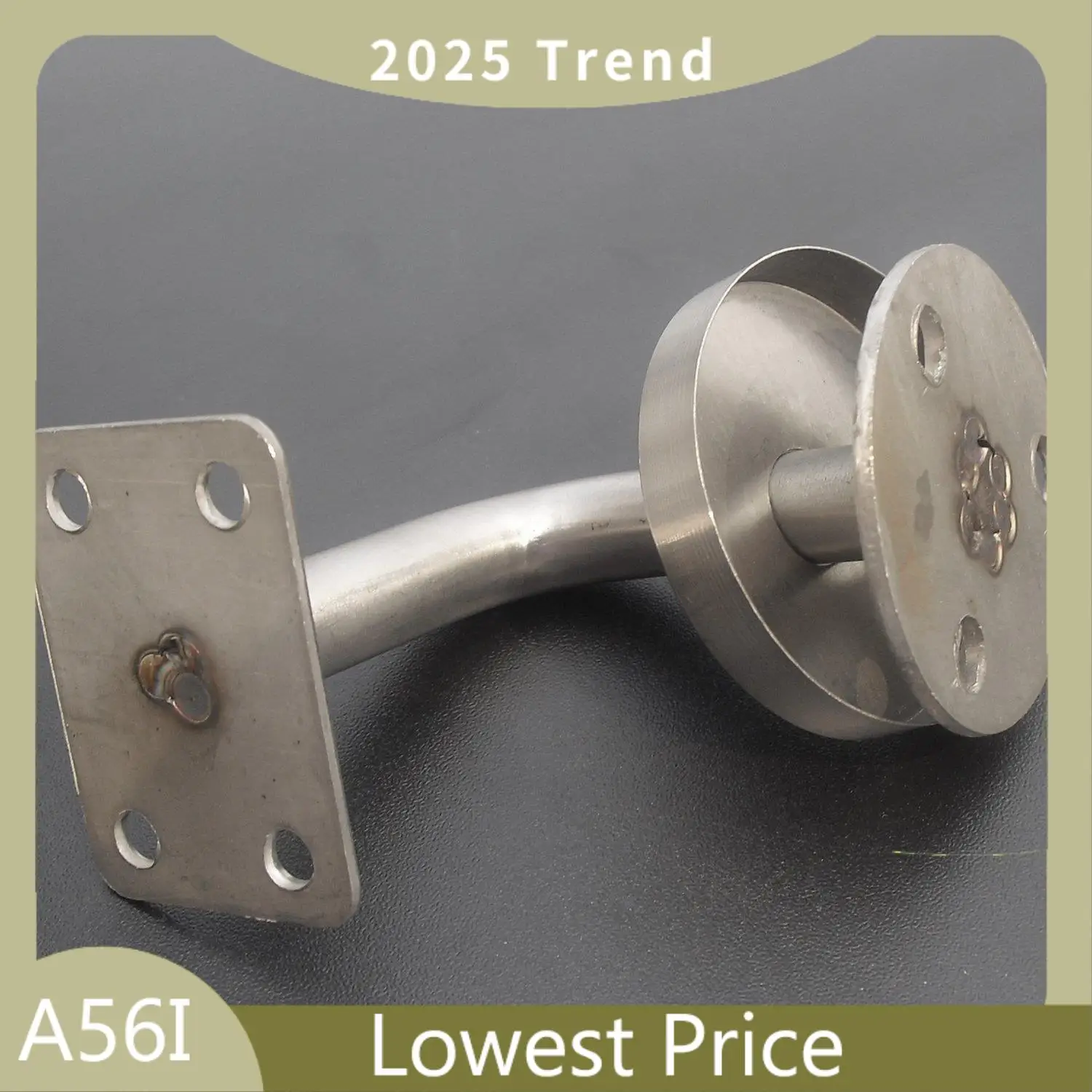 ABDD 3PCS Elegant Replacement Handrail Bannister Stair Rail Supports Brackets For Hotel Gym Villa Restaurant Office Building