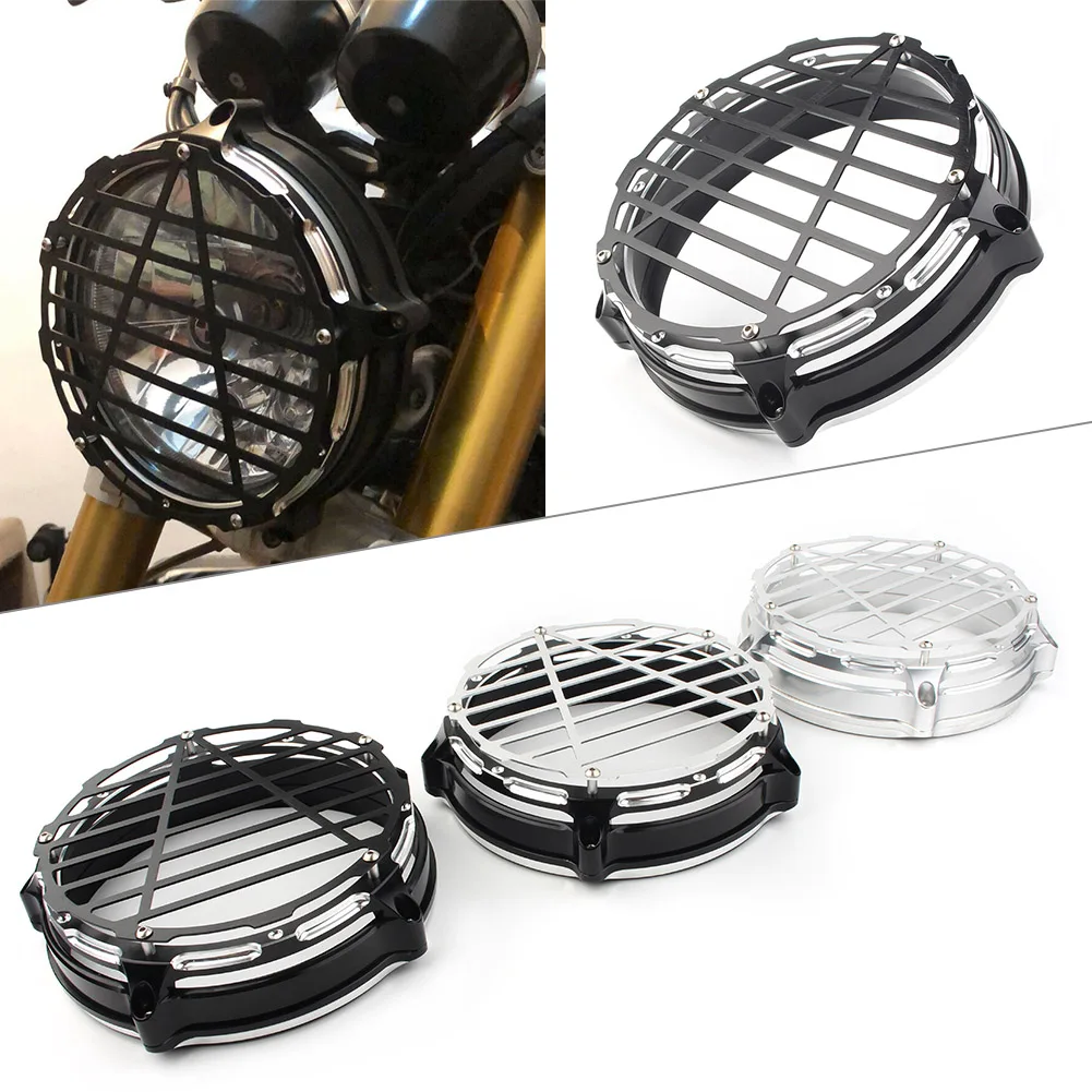 

Motorcycle Headlight Guard Bezel Trim Ring Headlamp Grille Cover for BMW R Nine T 2014 2015 2016 2017 2018 2019