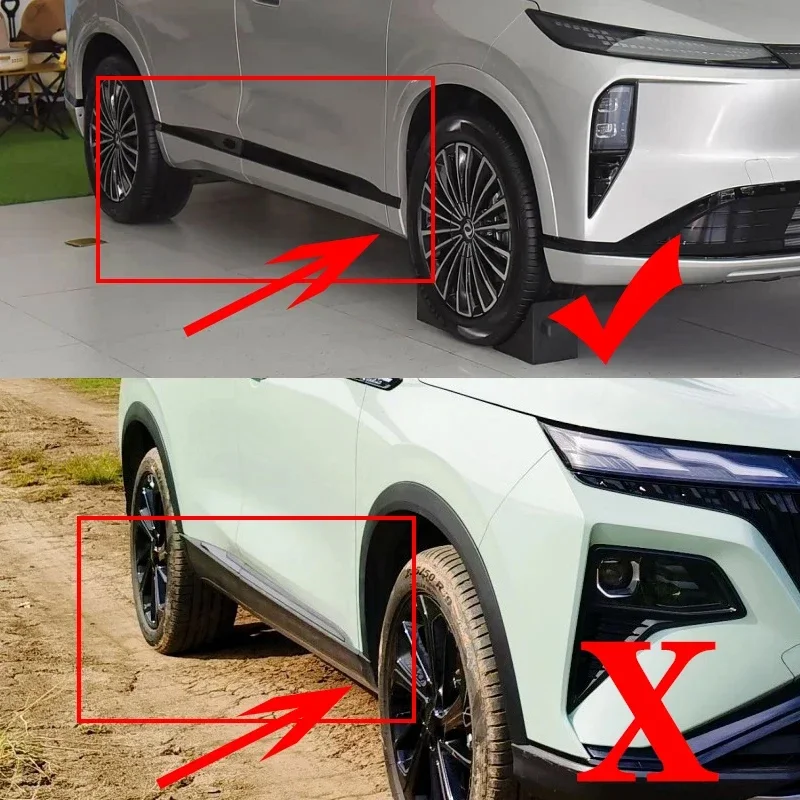حاجز السيارة لـ Aeolus Haoji L8 Dongfeng ضخم PHEV 2025-2027 مشاعل سبلاش الحرس الجبهة واقيات الطين الخلفية المضادة للبقع اكسسوارات السيارات