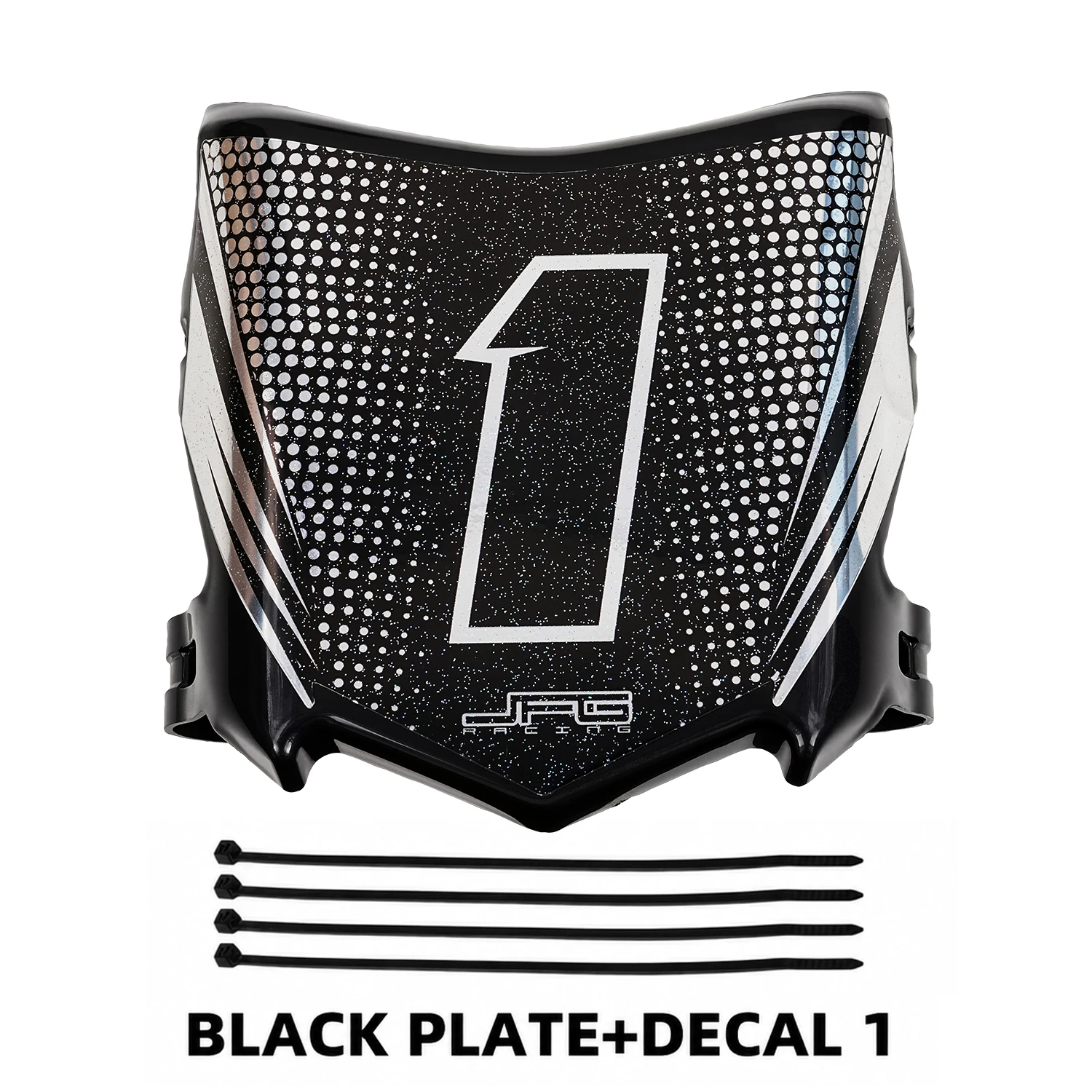Voorste kentekenplaat voor Surron Talaria E-Ride Pro Q20 Tuttio Soleil 01 Ebox Dragster ETM RTR Dirt E-Bike met sticker