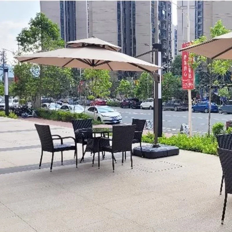 

Уличные столы из ротанга для двора, современные скандинавские роскошные минималистичные уличные столы, кресло для хранения, мебель Jardin Mobiliario