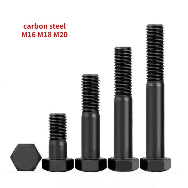 

2/3PCS M16 M18 M20 Half Thread External Hexagon Screws Bolts Grade 12.9 Outer Hex Cap Partially Thread Bolt Length 65mm-120mm