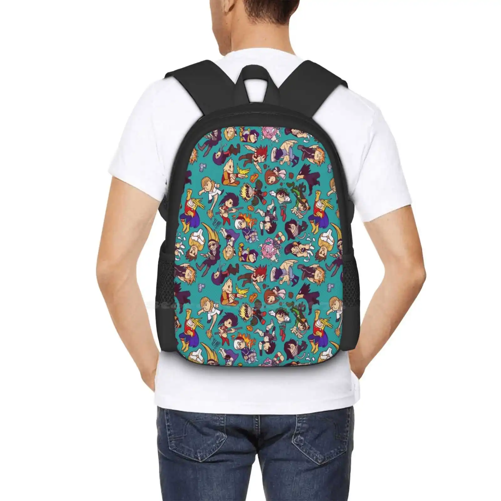 Plus Ultra Pattern School Bags For Teenage Girls Laptop Travel Bags Boku No Hero Academia Deku Bakugo Uraraka All Might Anime