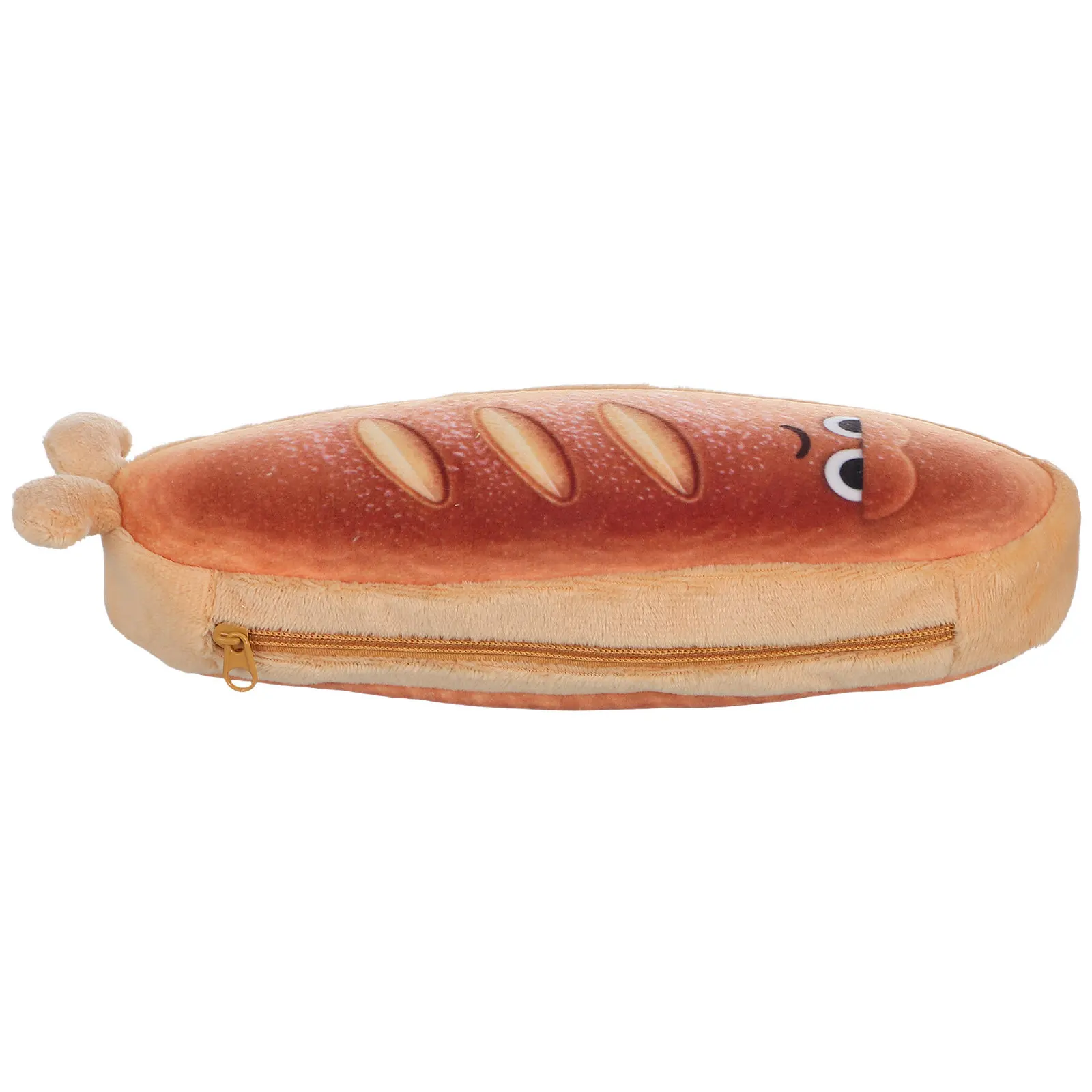 

Brown Bread Shaped Pencil Case Large Capacity Cute Pencil Pouch for School Office Organization Kawaii Stationery Gift for Teens