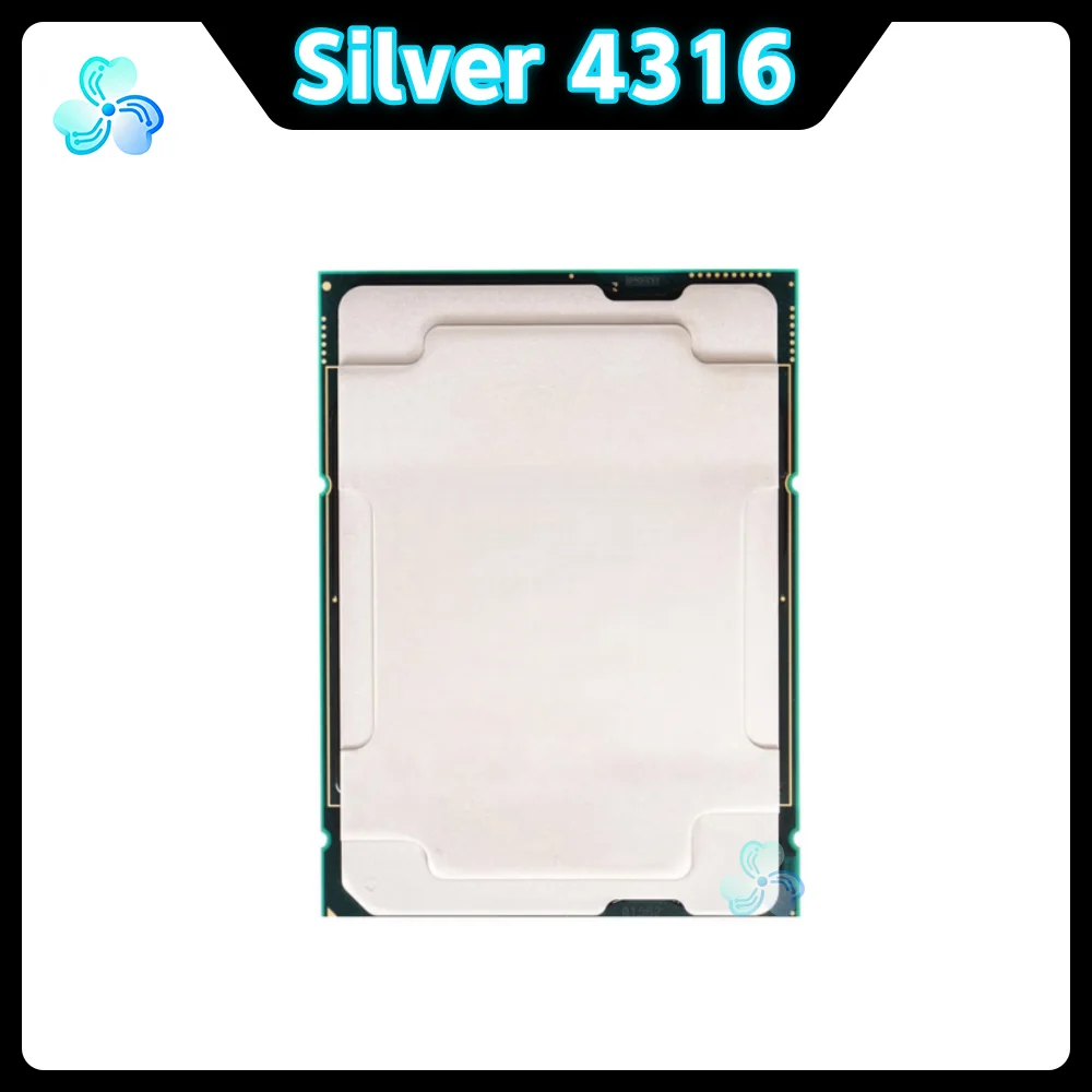 Xeon Silver 4316 CPU SRKXL 2.30GHz 20-Core 40-Thread 30MB 150W LGA4189 Ice Lake-SP CPU Processor for Server SILVER4316