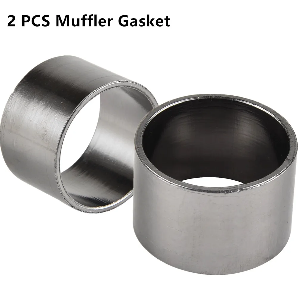 

2 Pcs RZR Exhaust Muffler Gasket UTV for Polaris Ranger RZR S 800 EFI 2009-2014 2011 2010 Wear Resistant
