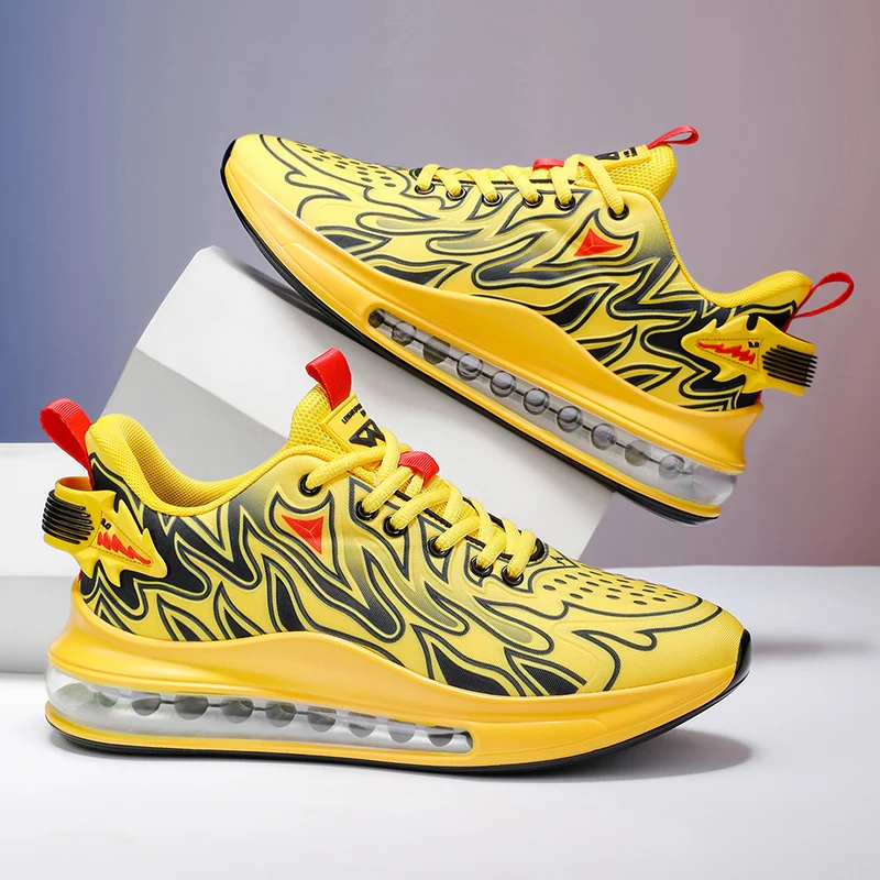 

Men's breathable shock-absorbing air cushion running shoes men's shoes large size casual sneakers