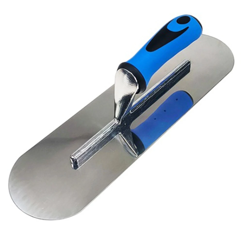 

Diatom Mud Polishing Drywall Tools Professional Trowel Silver Blue Stainless Steel Material Drywall Tools For Home Renovation