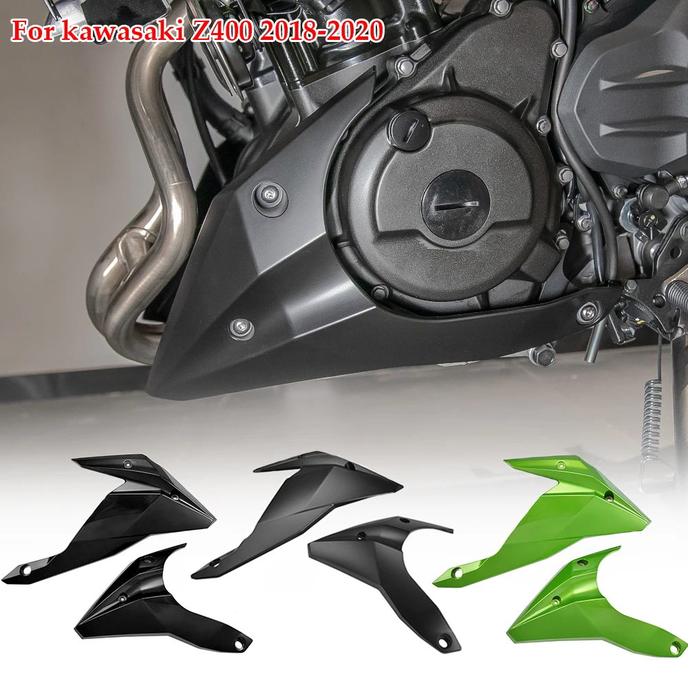 

Z400 Bellypan Engnine Panel Belly Pan Lower Cowl Cover Fairing for Kawasaki Z 400 2018-2023 2020 2021 22 Motorcycle Accessories