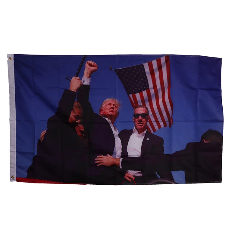 Trump 2024 Flags Trump Fight Outdoor Flags 3x5 Feet President Flag Trump Flag 2024 Trump Flags For Outdoor Yard Roofs Garden