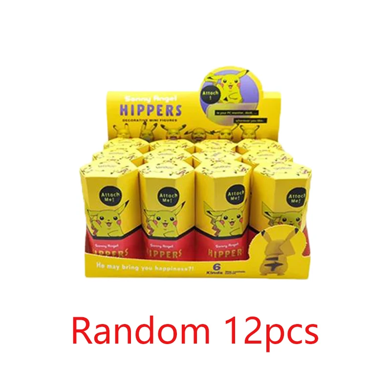 Boîte aveugle de poupée de fête elfe Pikachu, économique et abordable, Anime, voiture de jeu tendance, affichage Mobile, décoration, cadeau