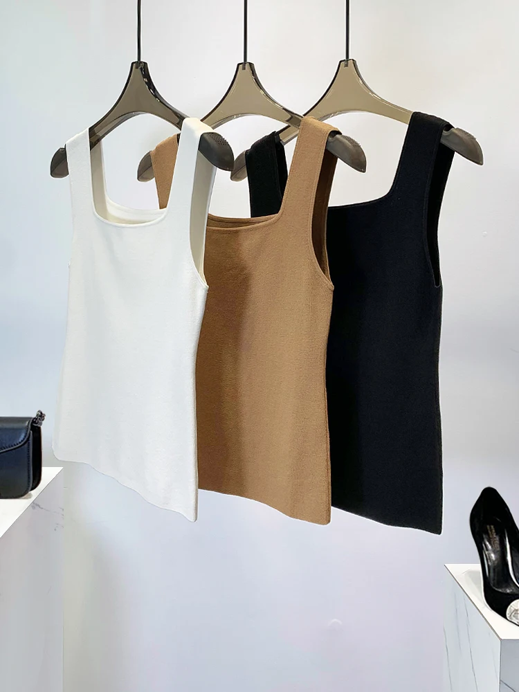 

Вязаный жилет Tangmi Home: модный, облегающий, универсальный базовый топ для ношения как под одеждой, так и поверх нее