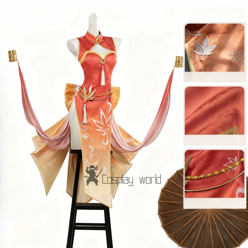 

Game Honor of Kings Cosplay Gongsun Li‌ Costumes Sexy Cheongsam Uniform Holiday Carnival Party Halloween Clothes For Women