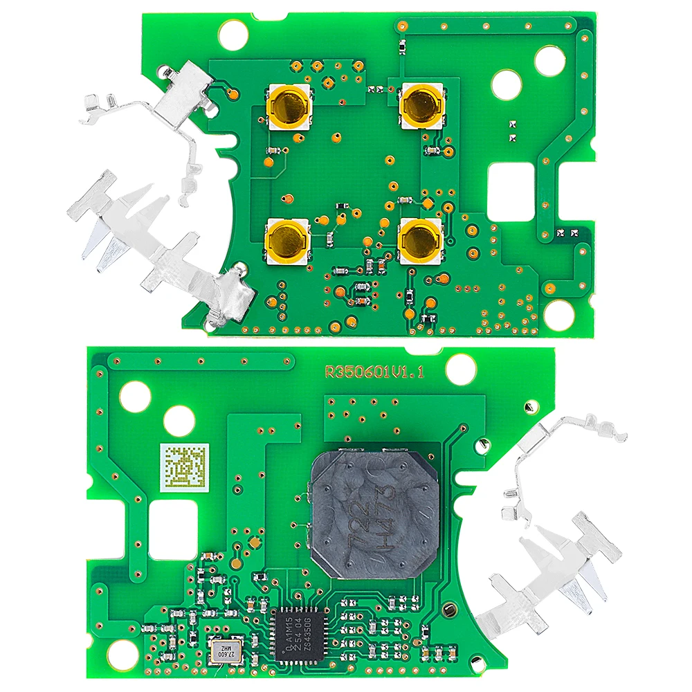 KEYECU P/N: 285977147R Keyless-Go Chave remota inteligente 433MHz PCF7945 para Renault Espace 5, Megane 4, Talisman 2016 2017 18 2019