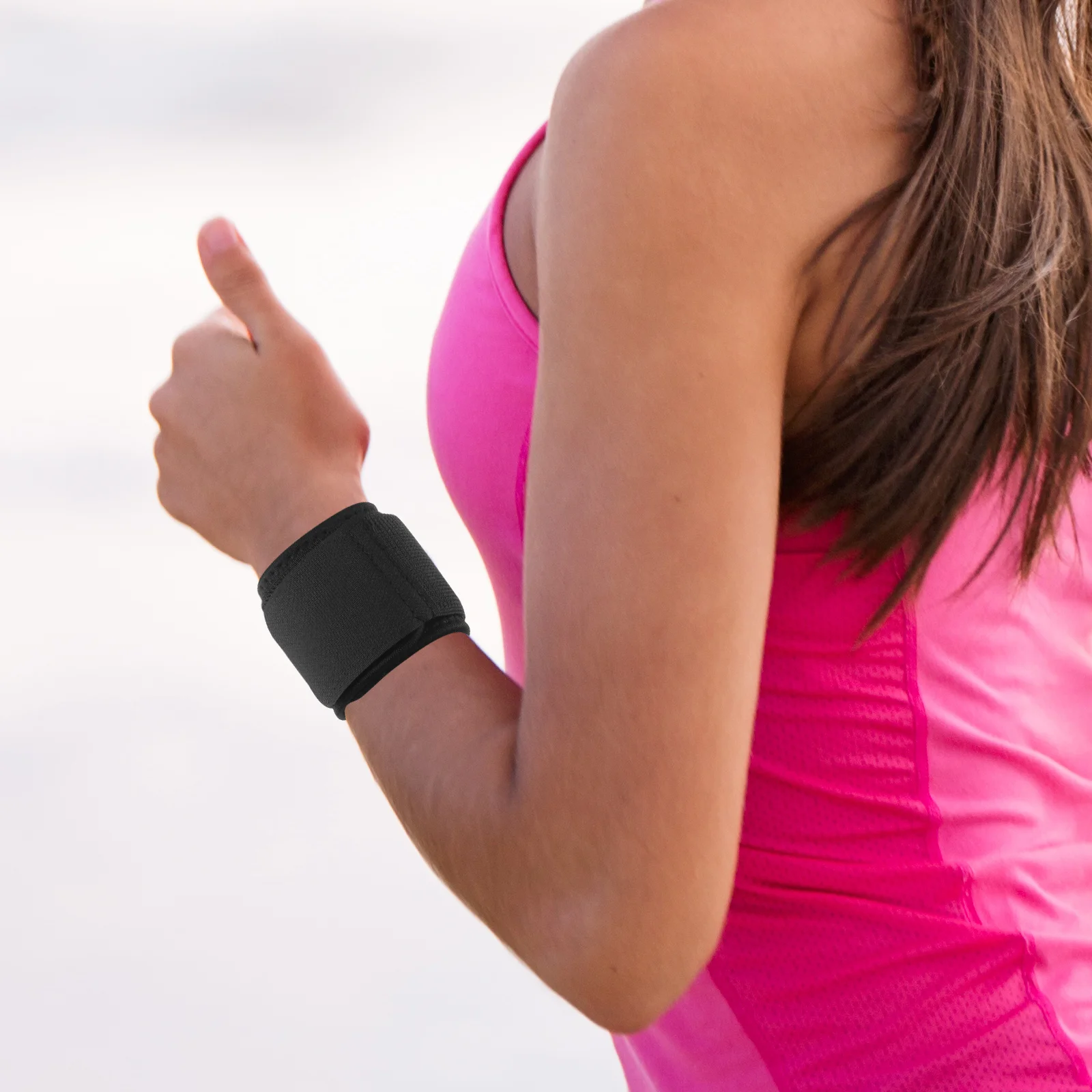 Premium polssteunbrace Dubbele veercompressiebeschermer voor heren Dames Links Rechterhand Gebruik Sportblessurepreventie Herstel