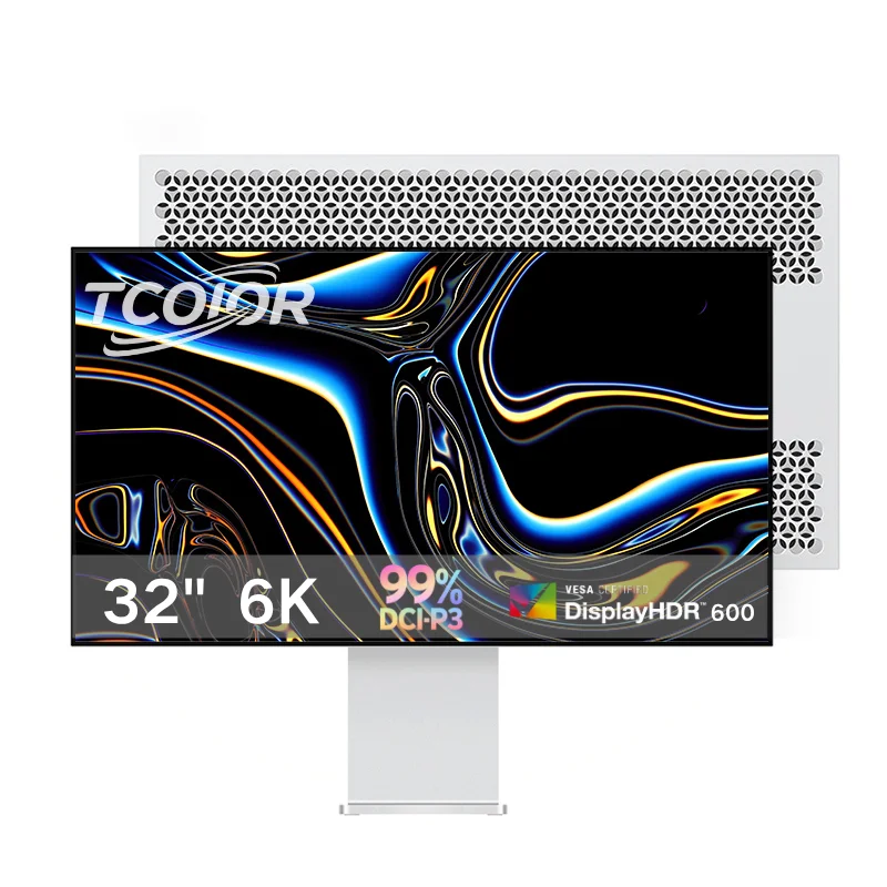 

32-дюймовый монитор 6K IPS-панель 6016 × 3384 Ultra-HD 99% DCI-P3 с широкой гамой для фото-видео редагурователей рабочей станции Creator