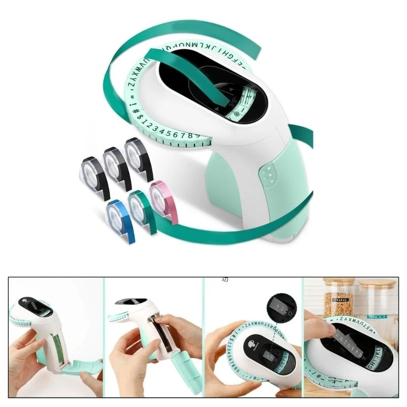 

Labelling Device for Students and Hobbyists Embossing Machine Embossing Device Labelling Machine Handheld Device