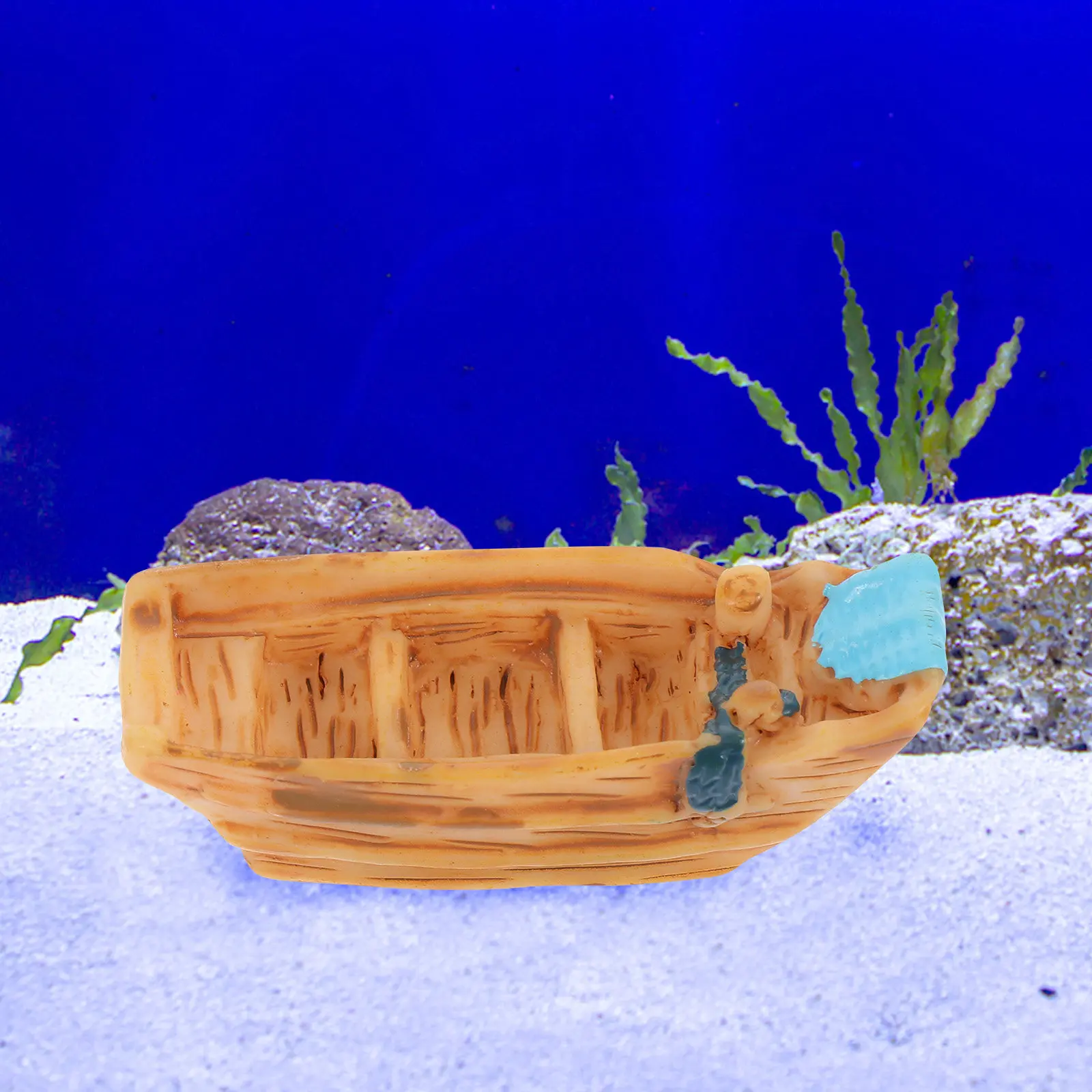 

10Pcs Mini Boat Decoration Resin Small Size for Mini House Garden Miniature Scene Desktop Ornament Micro Landscape Decor