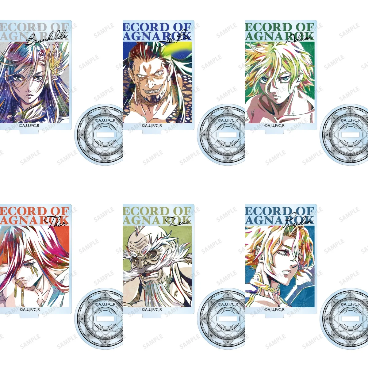 10CM Hot Anime Record of Ragnarok Acrylic Stand Model Cosplay Charm Characters Ornament Accessories Goods Collection Gifts