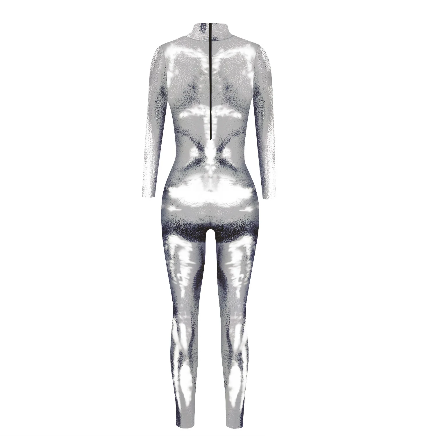Roboter-Punk-Jumpsuit Catsuit Sexy Damen Cosplay Kostüme Zentai Karneval Halloween Bühnenauftritt Aerial Yoga Bodysuit 2026 – Detail 13