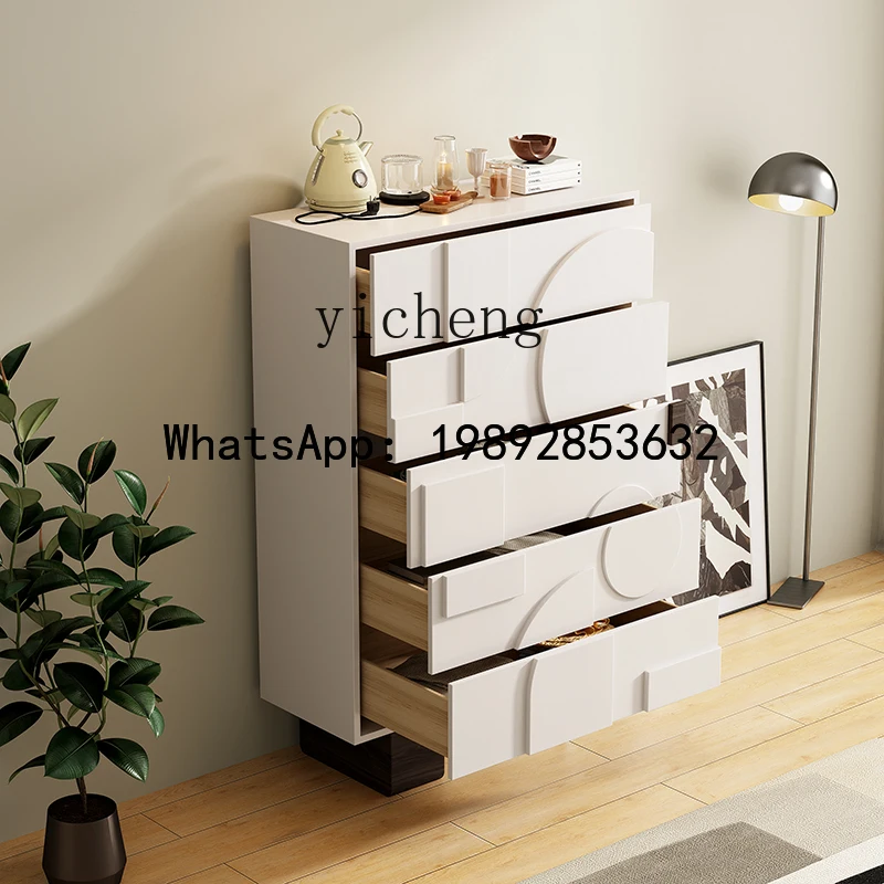 chest of drawers bedroom six chest of drawers light luxury entrance home living room decorative cabinet