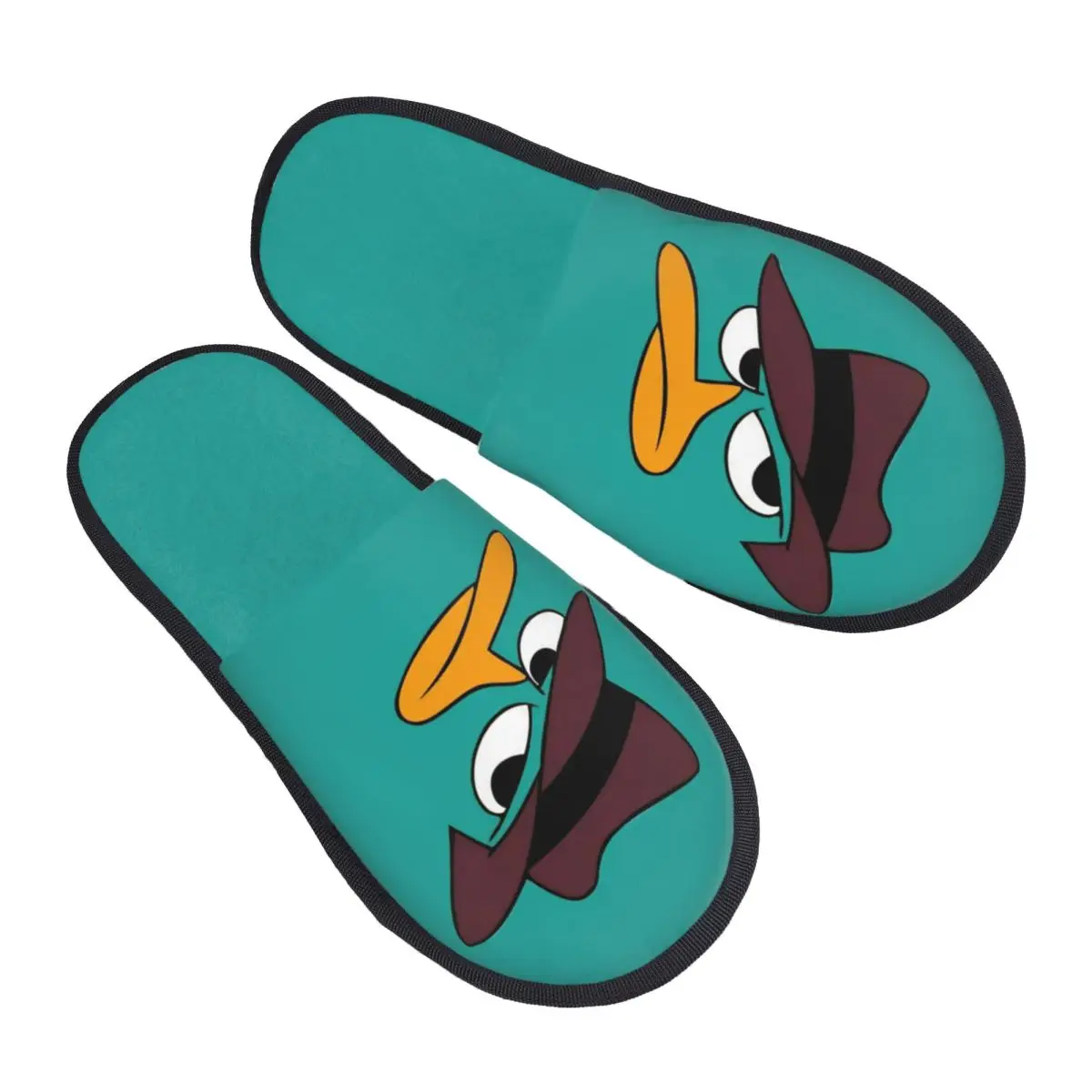 

Домашние тапочки Perry The Platypus, нескользящие милые уютные шлепанцы из пены с эффектом памяти для дома