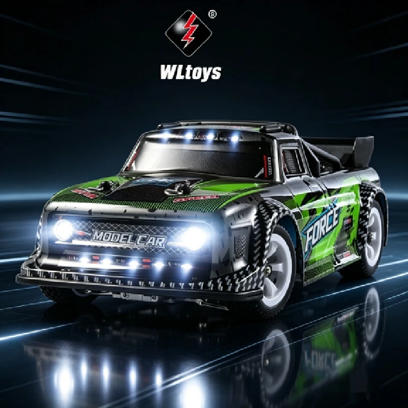 1/28 WLtoys 284131 RC Car 4WD Electric Drift Short Course Vehicle Alloy Chassis LED Light Hobby Toy for Adult Collectors