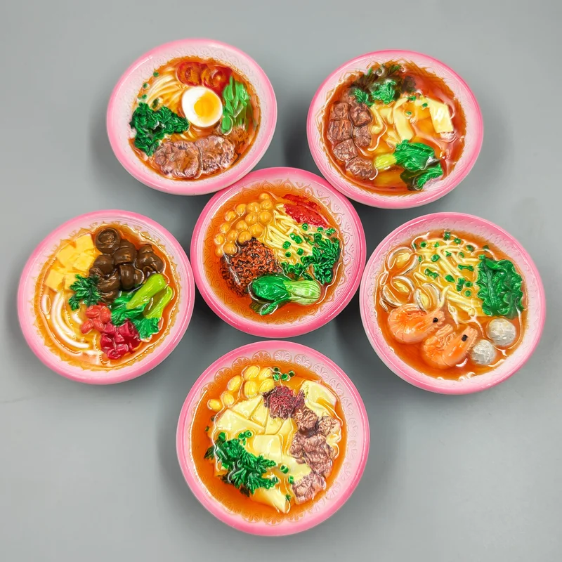 

Food Noodles Resin Decoration Paste Fridge Whiteboard Office Kitchen Tourist Souvenir Collection Gift Home Play Magnets