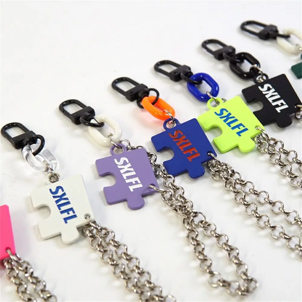 Color Rope Lanyard Keychain Phone Charm Car Keys Rope Color Key Chain Key Ring Rope Ornament Keychain Strap Clothing Decoration