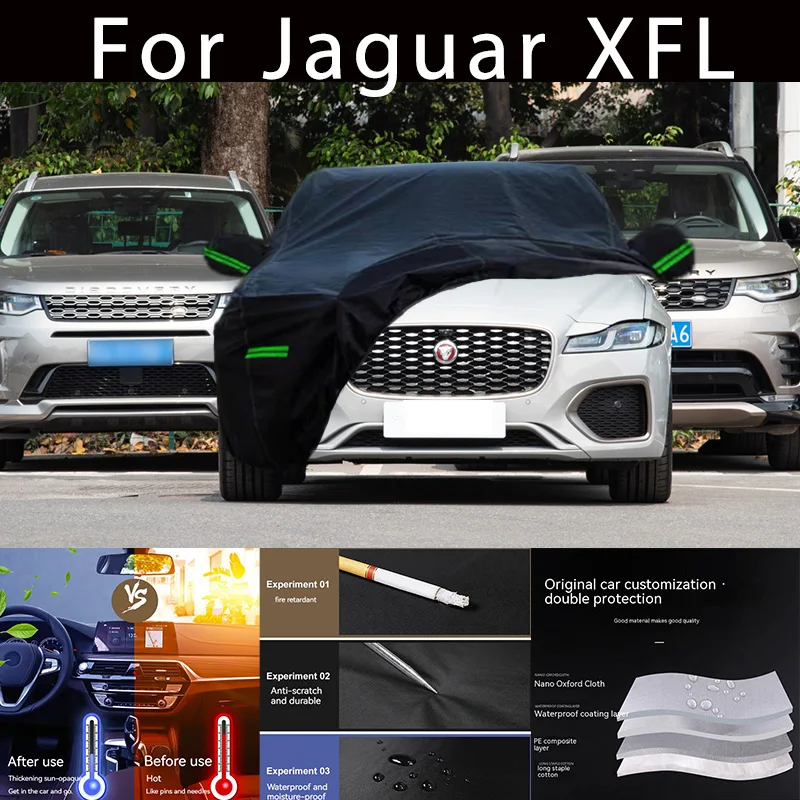 

For Jaguar XFL Outdoor Protection Full Car Covers Snow Cover Sunshade Waterproof Dustproof Exterior Car accessories