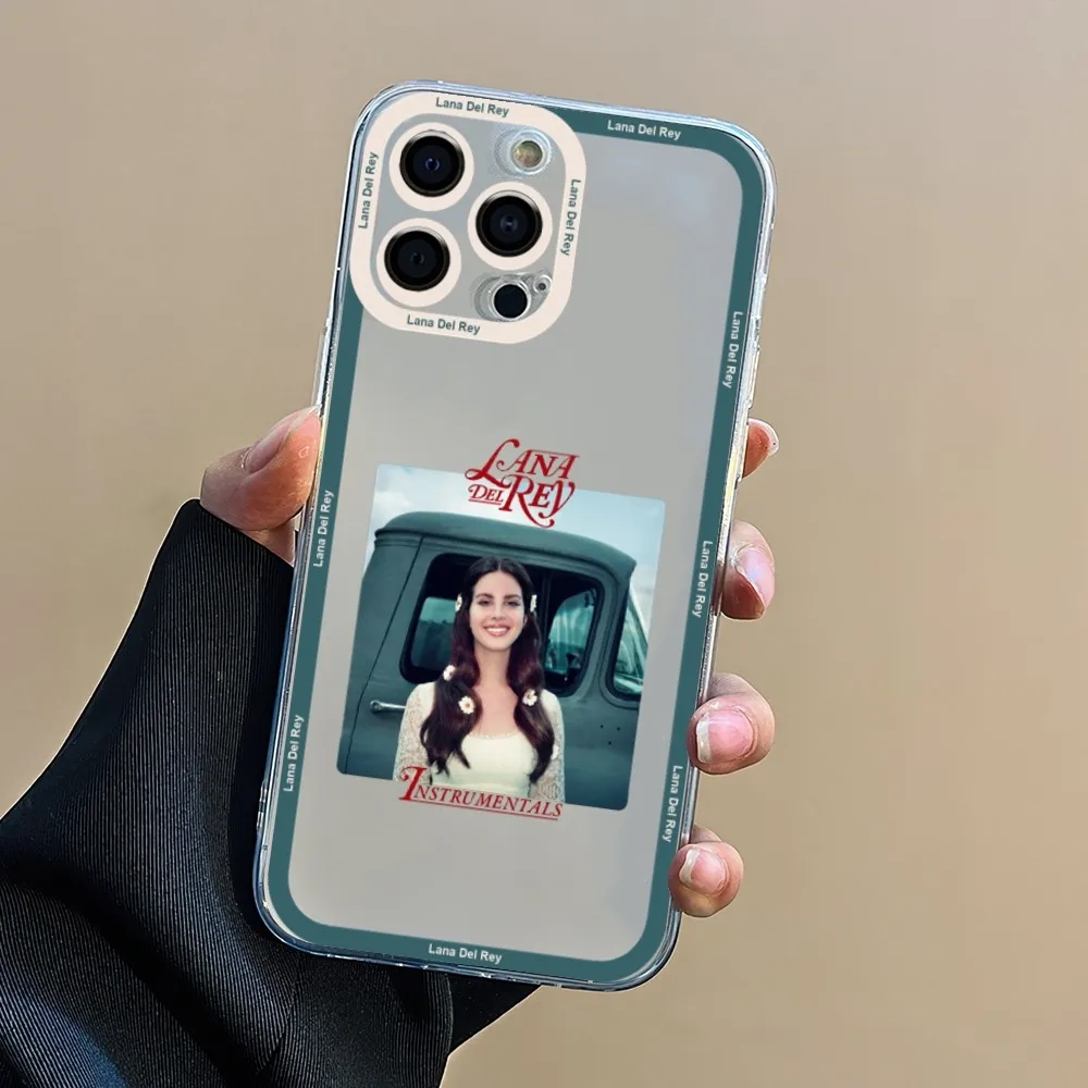 Lana album Del R-Rey Phone Case Phone Case For iPhone 11 12 Mini 13 14 15 Pro Max Transparent Shell