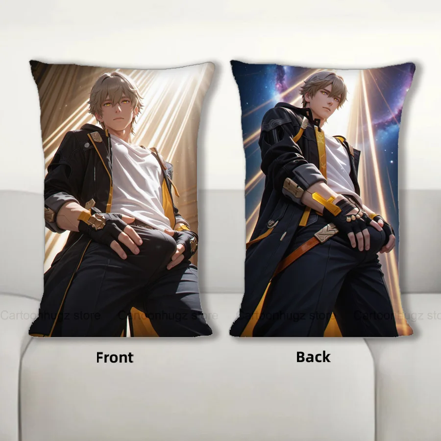 

R18+ Dakimakura Anime Caelus Pillow Cover Sofa Cushion Double-side Print Throw Pillow Case 40X60cm
