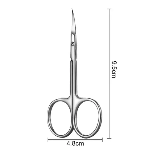 1 पीस क्यूटिकल कैंची रूसी स्टाइल शार्प प्रिसिशन कर्व्ड टिप नेल डेड स्किन और हैंगनेल कैंची प्रोफेशनल क्यूटिकल ट्रिमर 10 best sales क्यूटिकल ट्रिमर - №8