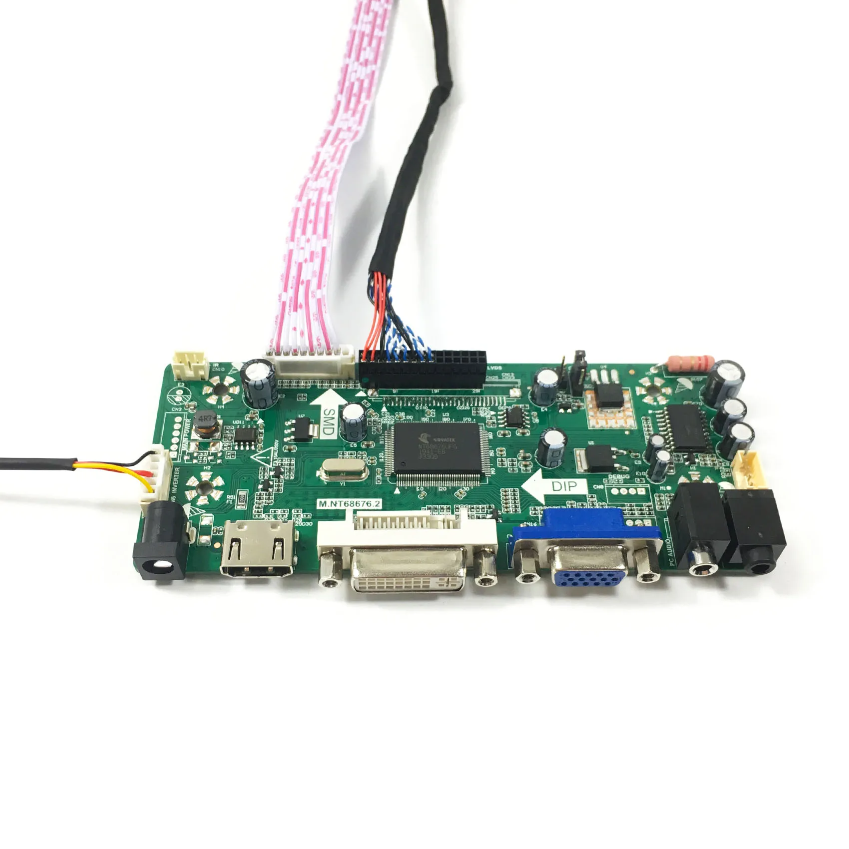 10.4 "G104XVN01.0 1024X768 LCD เปลี่ยน G104X1 VGA DVI HD LCD Controller Board