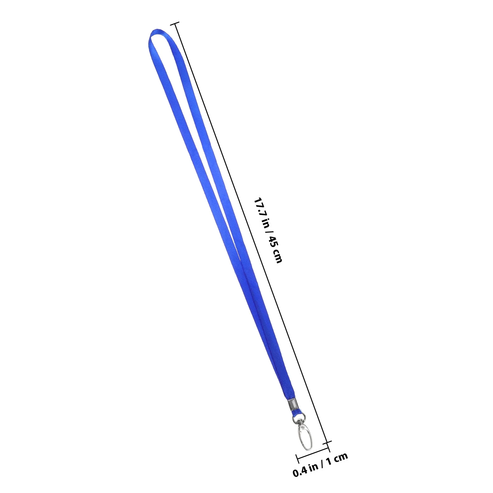 50 Stück Lanyards mit Metallschnalle, Ausweishalter, leicht, für Büro, Ausweis, Namensschilder, multifunktional, zum Aufhängen, Seil, Abzeichen-Lanyard