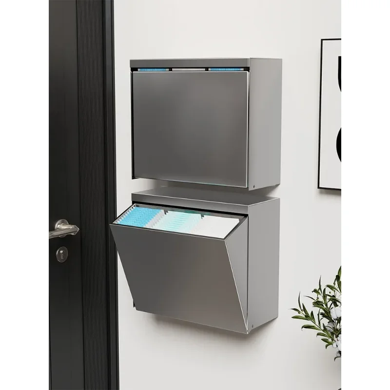 壁掛け式で設置不要、大容量のマスク収納、トイレットペーパー収納、防水棚、玄関用小物収納。