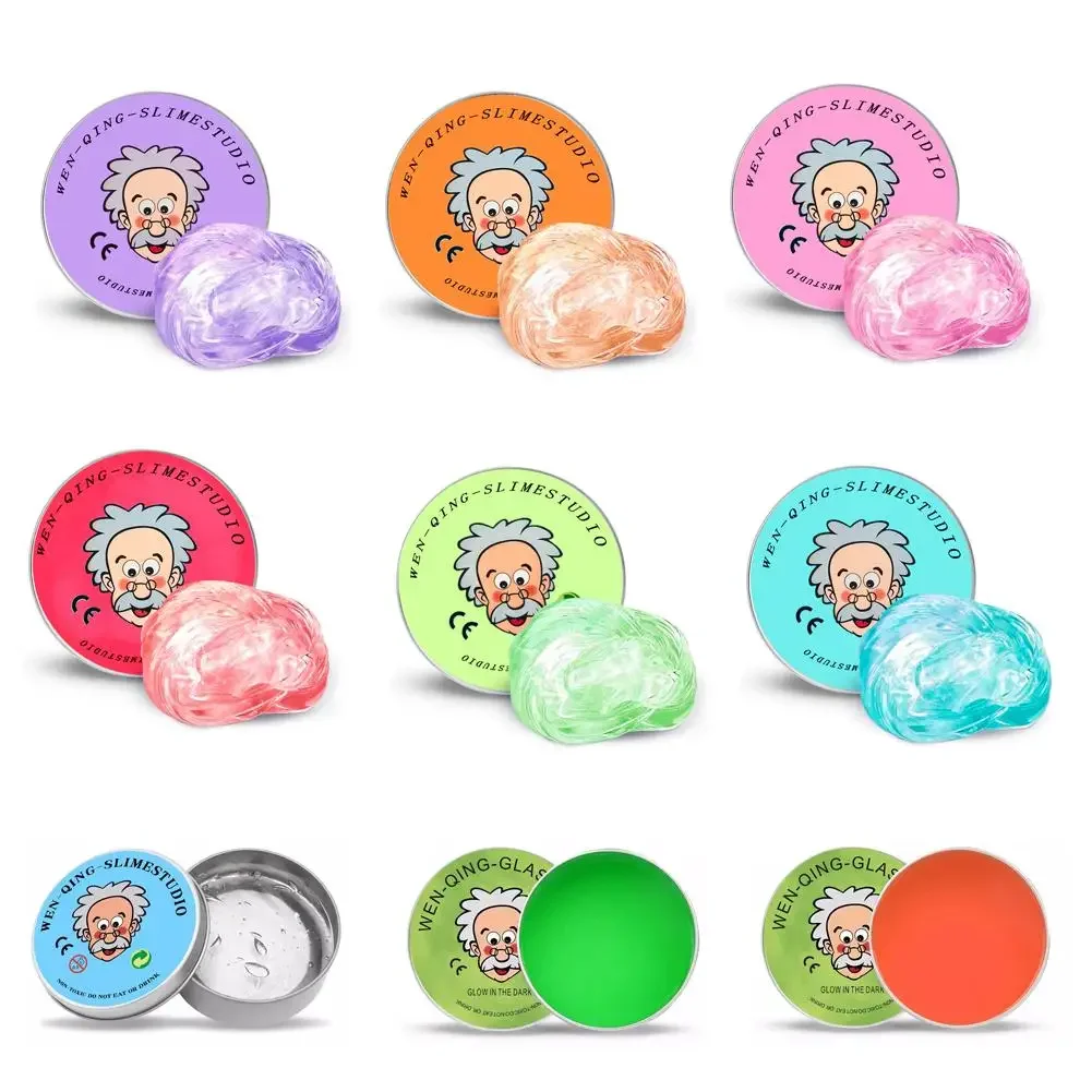 1Y-Lab Putty Crystal Clear Glass (1 Pack) Best Thinking Smart Crazy Stress Putty with Tin, Sensory & Bouncing Toy Children Gifts image 6