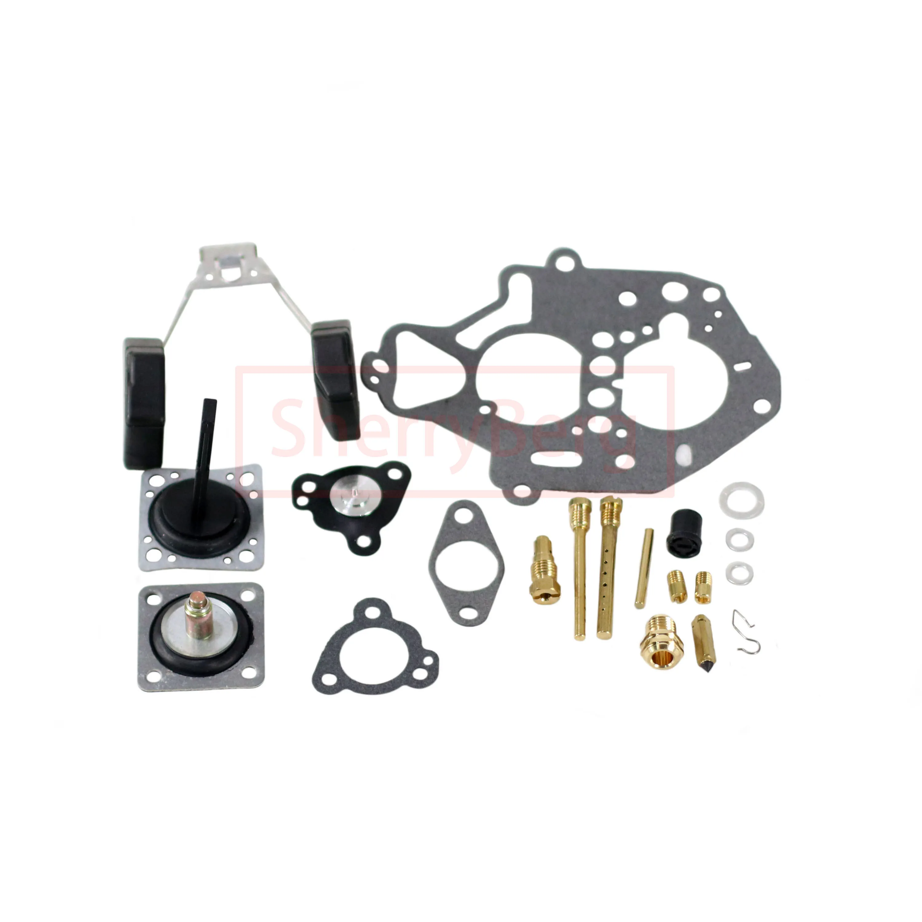 SherryBerg carburettor vergaser carburetor Repair kit Rebuild Gasket Float for peugeot 405 solex carb NO.9422212900 1987-1995 - view 2