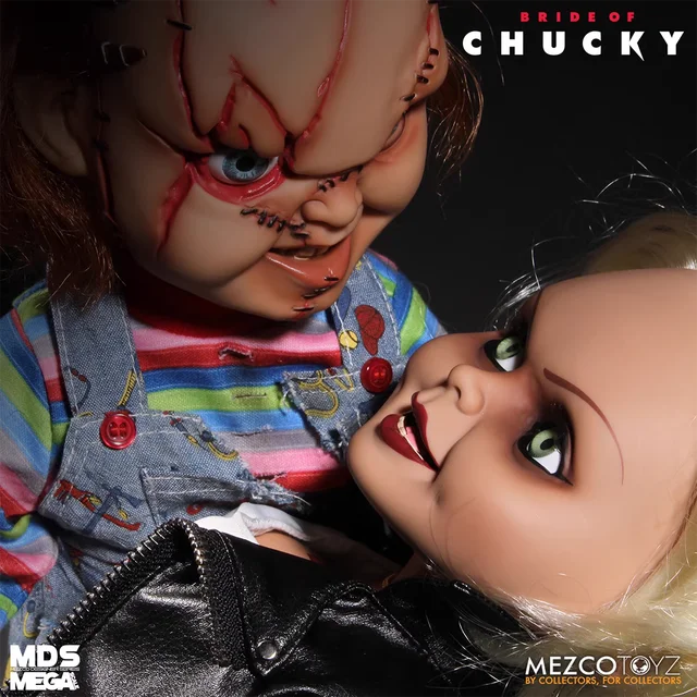 MEZCO Designer Ratio Bride 78015 CHUCKY Tiffany 15 inch Audible and Movable Doll Figure Model Toys Decoration Collection AliExpress