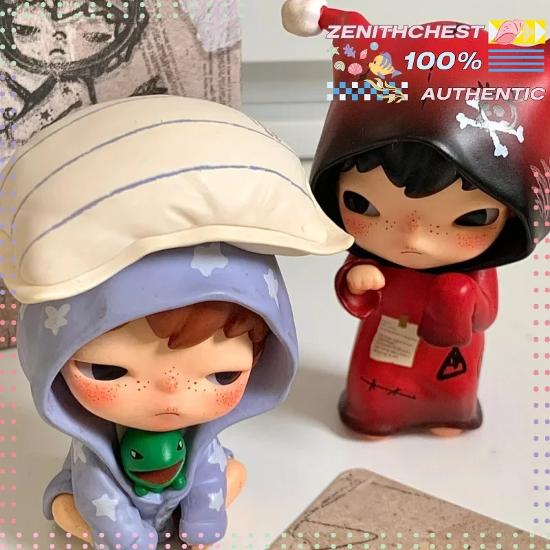 

Authentic POP MART Hirono Echo Series Blind Box Cute Home Ornaments Intersting Action Doll For Desk Decor An Experience Like