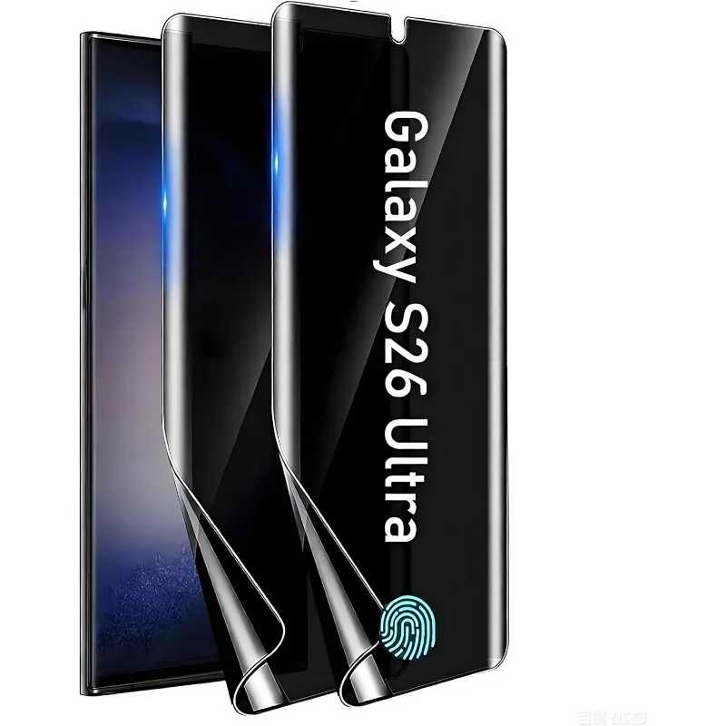 

Защитная гидрогелевая пленка для Samsung Galaxy S26 Ultra Plus S26+ с функцией самовосстановления, антишпионская, гибкая, с поддержкой разблокировки по отпечатку пальца